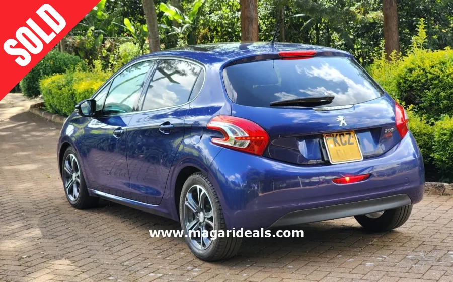 PEUGEOT 208 with MOONROOF  in Kenya for Sale | Magari Deals