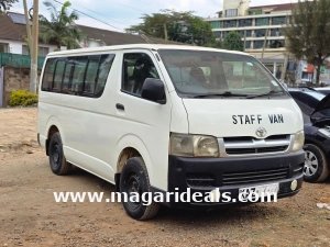 Find 5+ verified Toyota Hiace vans & buses for sale in Kenya. Compare 7L, 9L, 14-18 seater prices (Kshs 1,690,000 to 6M), inspect import history, and connect directly with trusted sellers. Your complete 2025 buyer's guide.